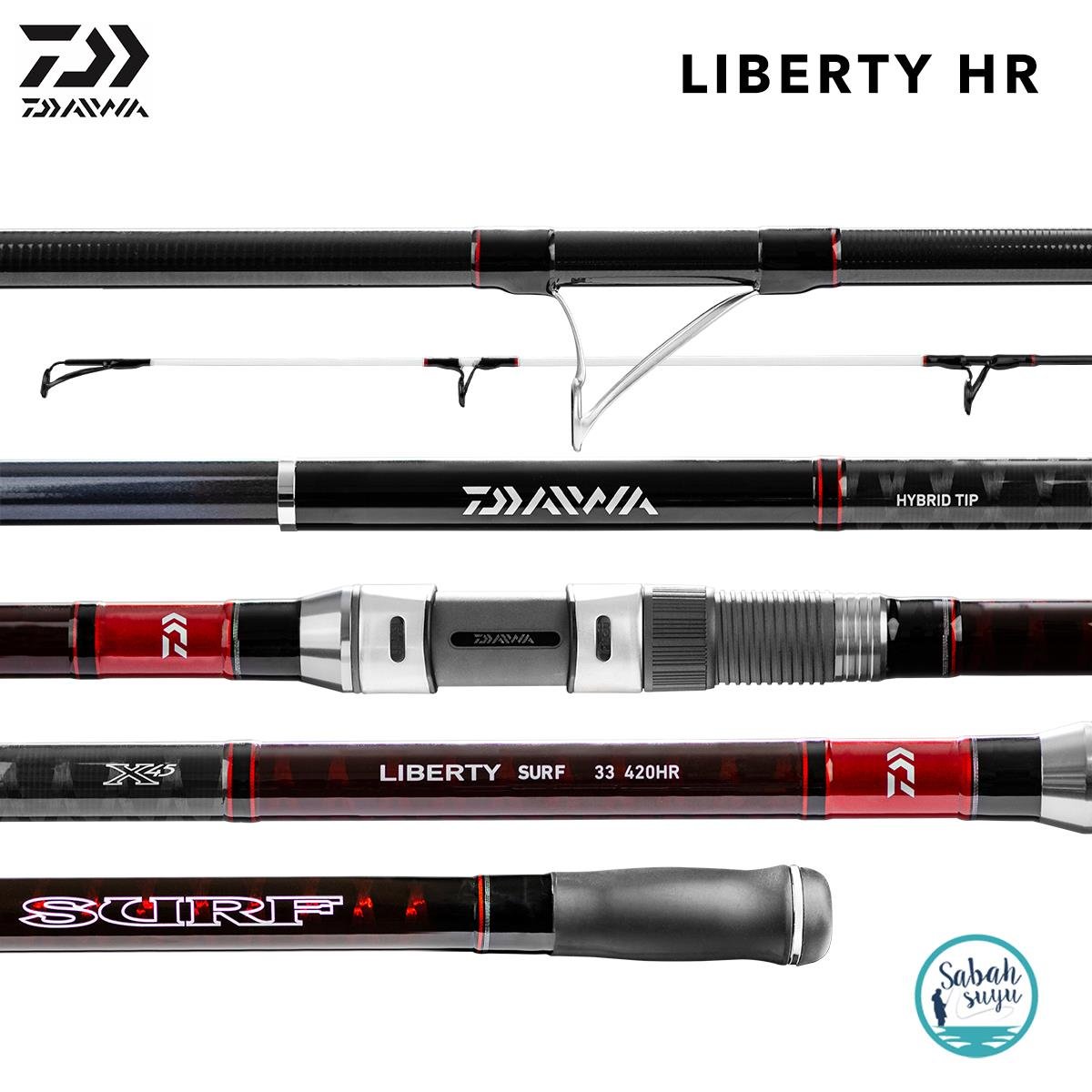 Daiwa Liberty HR 4.20mt 100-225gr (3P) Surf Kamış