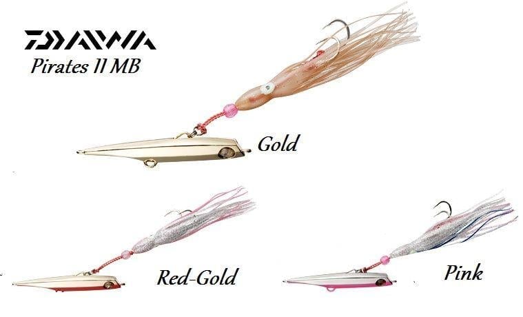 Daiwa Pirates 2 MB inchuku jig Gold 170gr