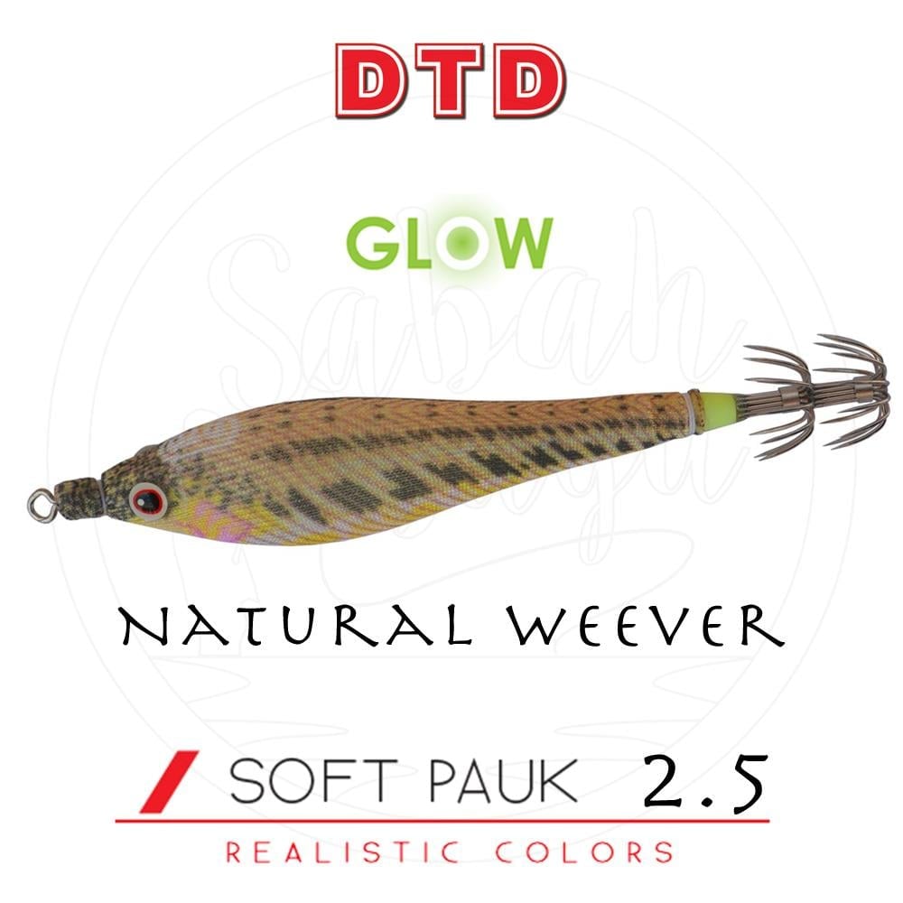 DTD Soft Pauk 2.5 70mm Kalamar Zokası Natural Weever