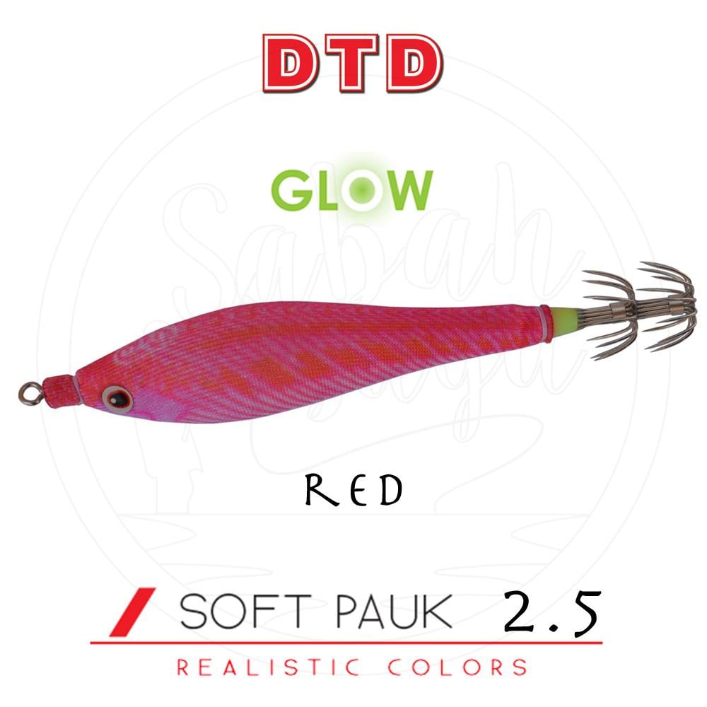 DTD Soft Pauk 2.5 70mm Kalamar Zokası Red