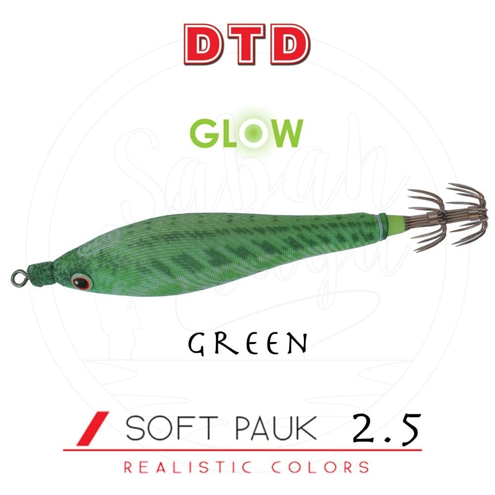 DTD Soft Pauk 2.5 70mm Kalamar Zokası Green