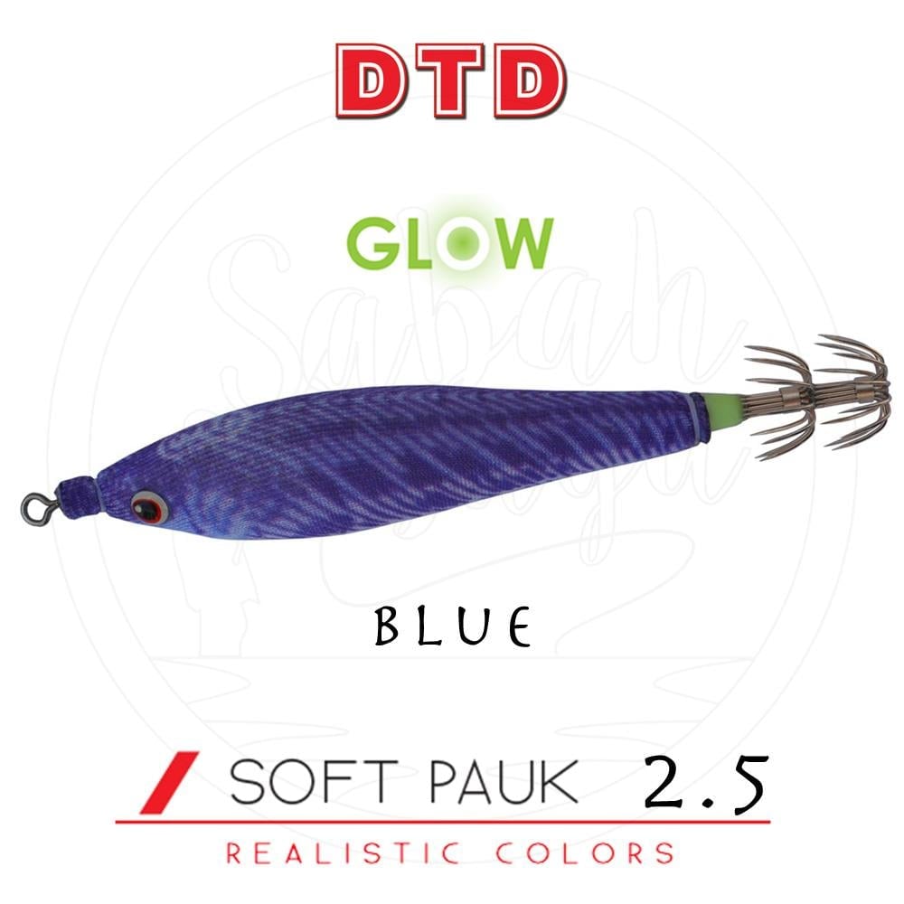 DTD Soft Pauk 2.5 70mm Kalamar Zokası Blue