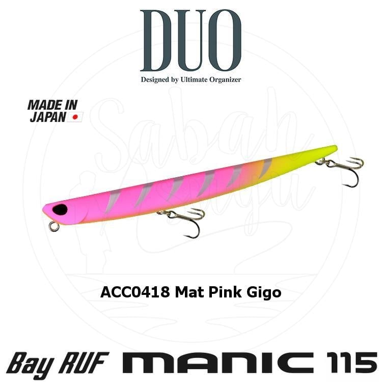 Duo Bay Ruf Manic 115 ACC0418 Mat Ping Gigo Sahte Balık