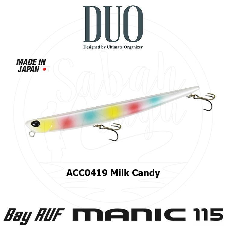 Duo Bay Ruf Manic 115 ACC0419 Milk Candy Sahte Balık