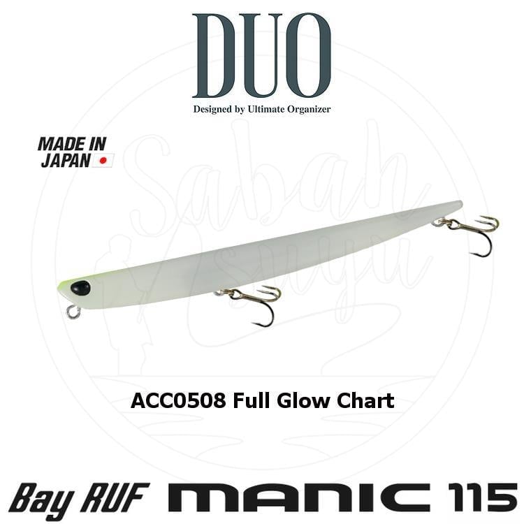 Duo Bay Ruf Manic 115 ACC0508 Full Glow Chart