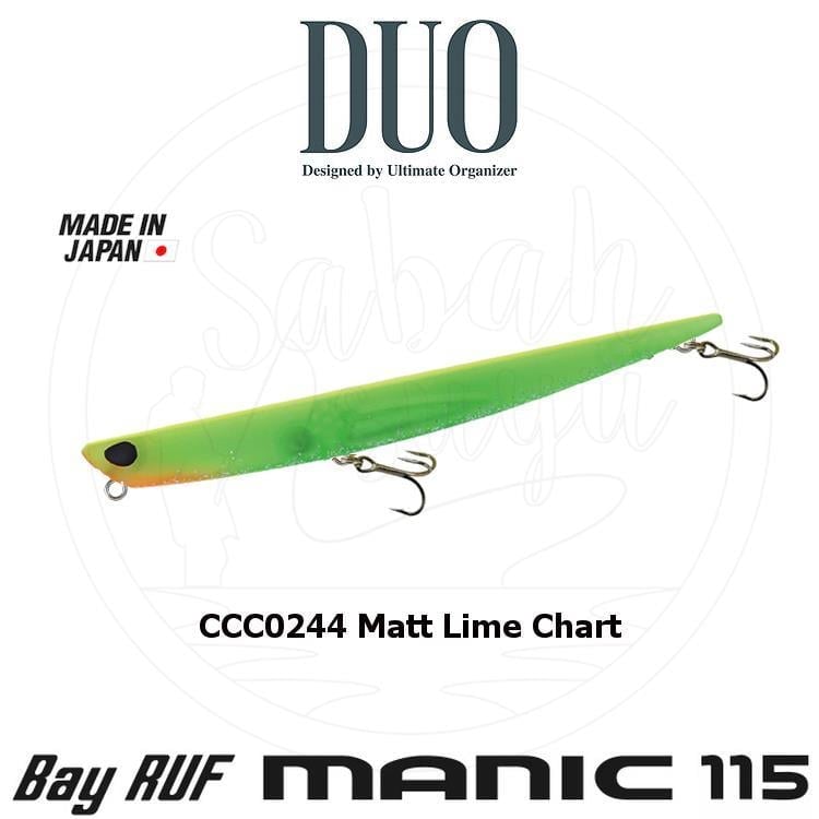 Duo Bay Ruf Manic 115 CCC0244 Matt Lime Chart