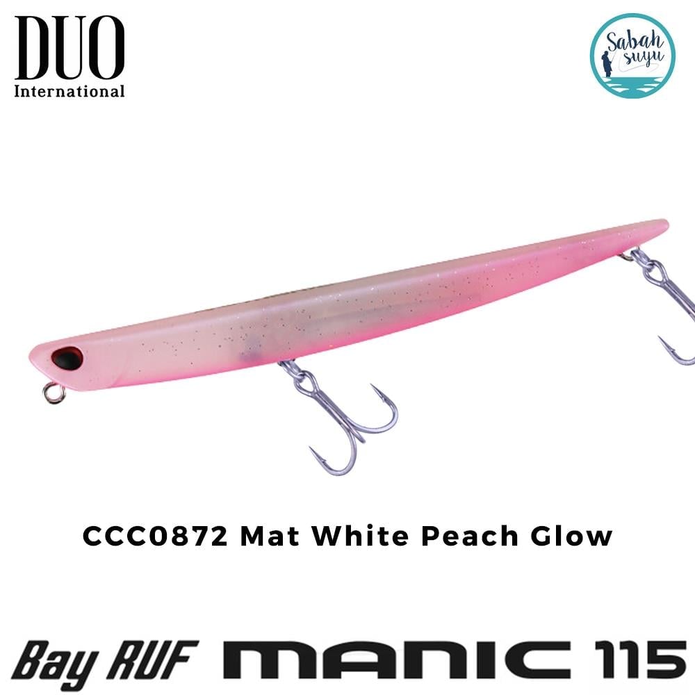 Duo Bay Ruf Manic 115 CCC0872 Mat White Peach Glow