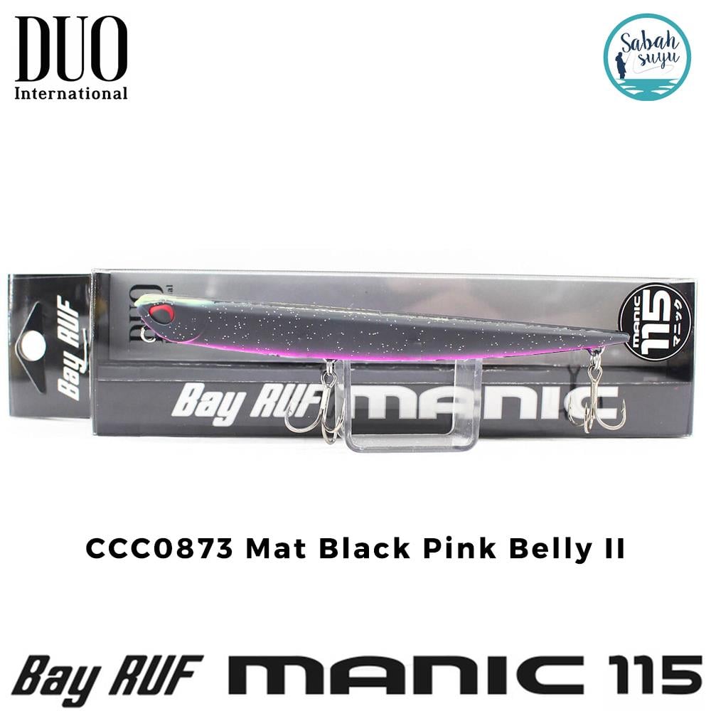 Duo Bay Ruf Manic 115 CCC0873 Mat Black Pink Belly II