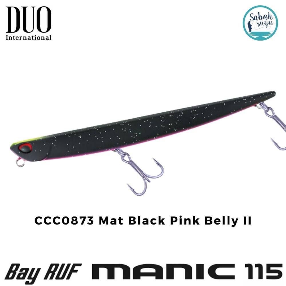 Duo Bay Ruf Manic 115 CCC0873 Mat Black Pink Belly II