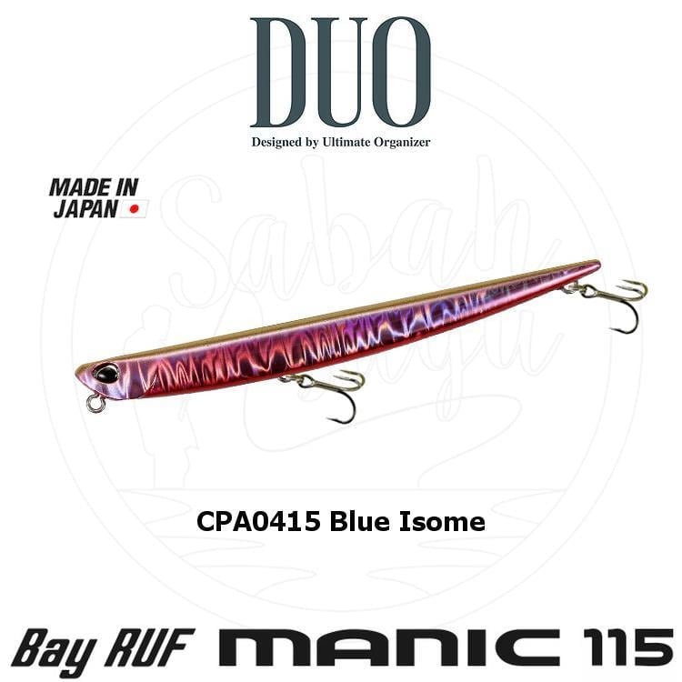 Duo Bay Ruf Manic 115 CPA0415 Blue Isome Sahte Balık