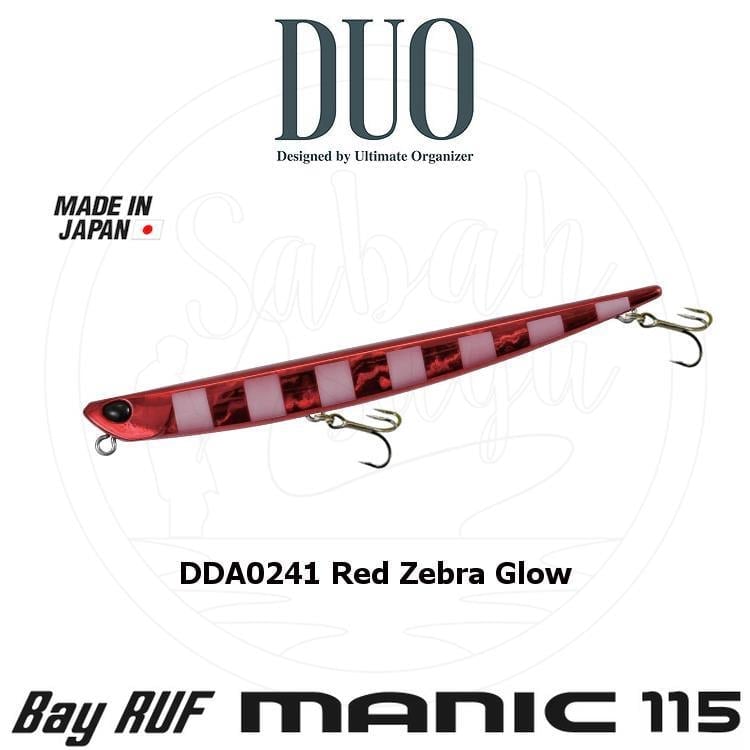 Duo Bay Ruf Manic 115 DDA0241 Red Zebra Glow