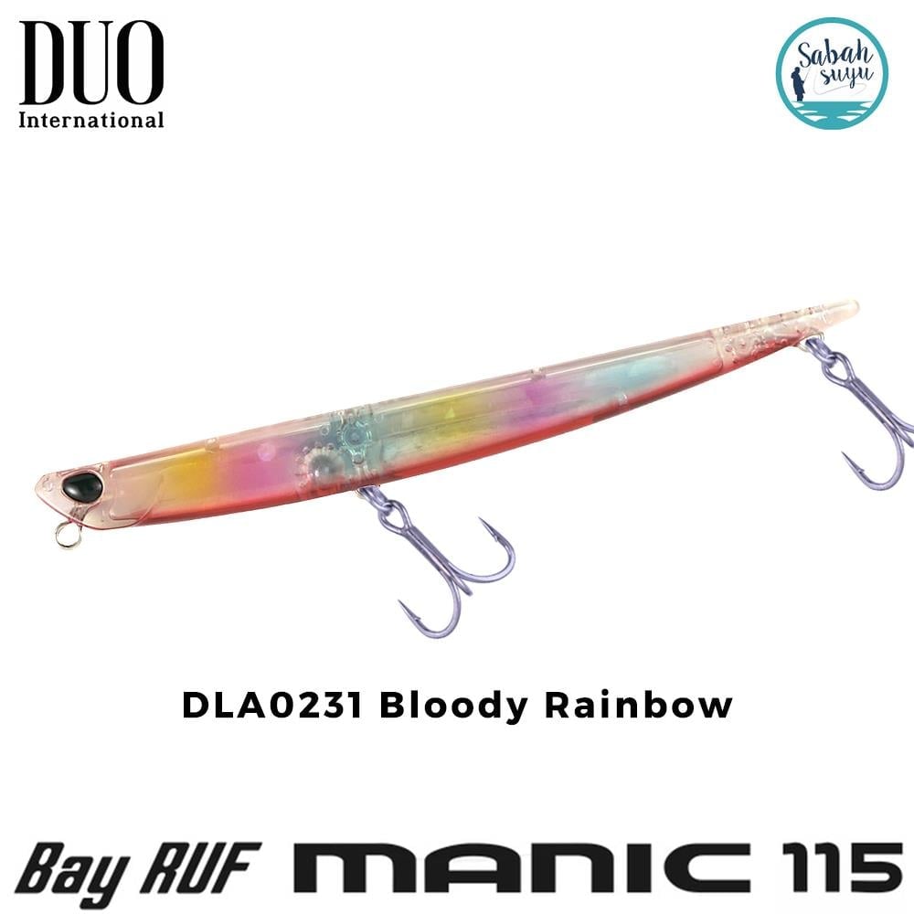 Duo Bay Ruf Manic 115 DLA0231 Bloody Rainbow