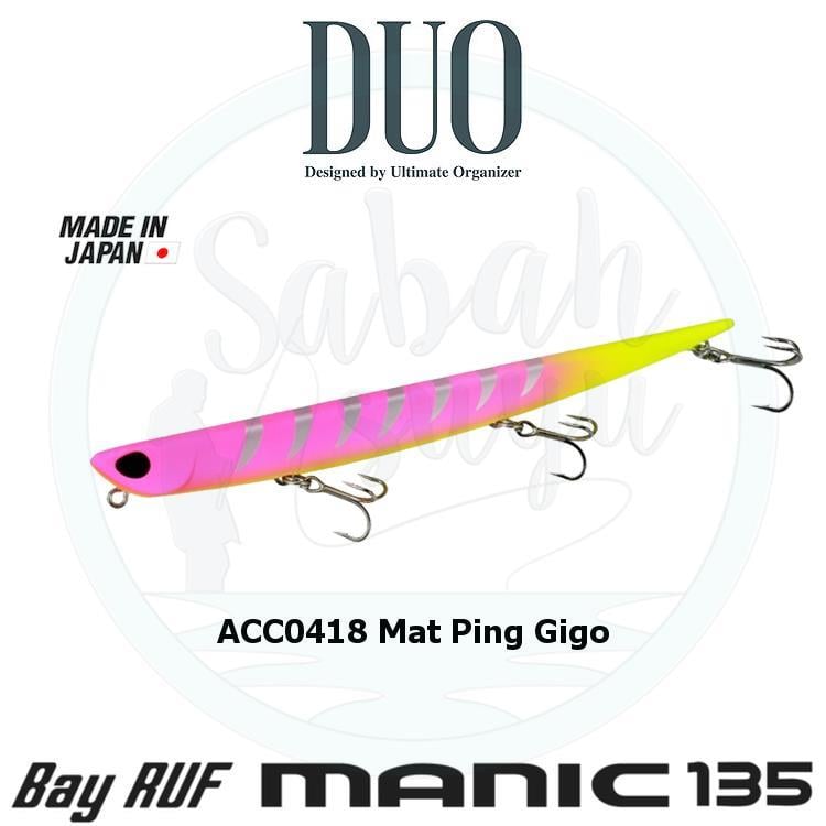 Duo Bay Ruf Manic 135 ACC0418 Mat Pink Gigo Sahte Balık