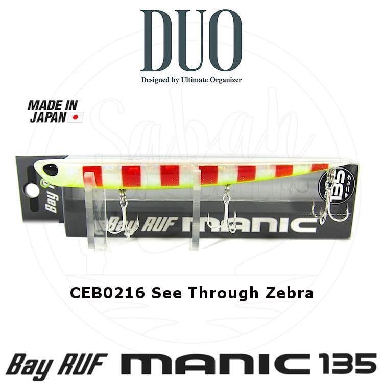 Duo Bay Ruf Manic 135 CEB0216 See Through Zebra