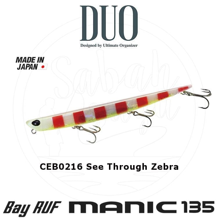 Duo Bay Ruf Manic 135 CEB0216 See Through Zebra