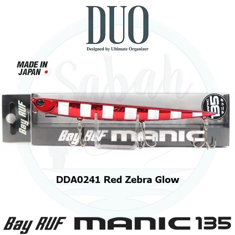Duo Bay Ruf Manic 135 DDA0241 Red Zebra Glow