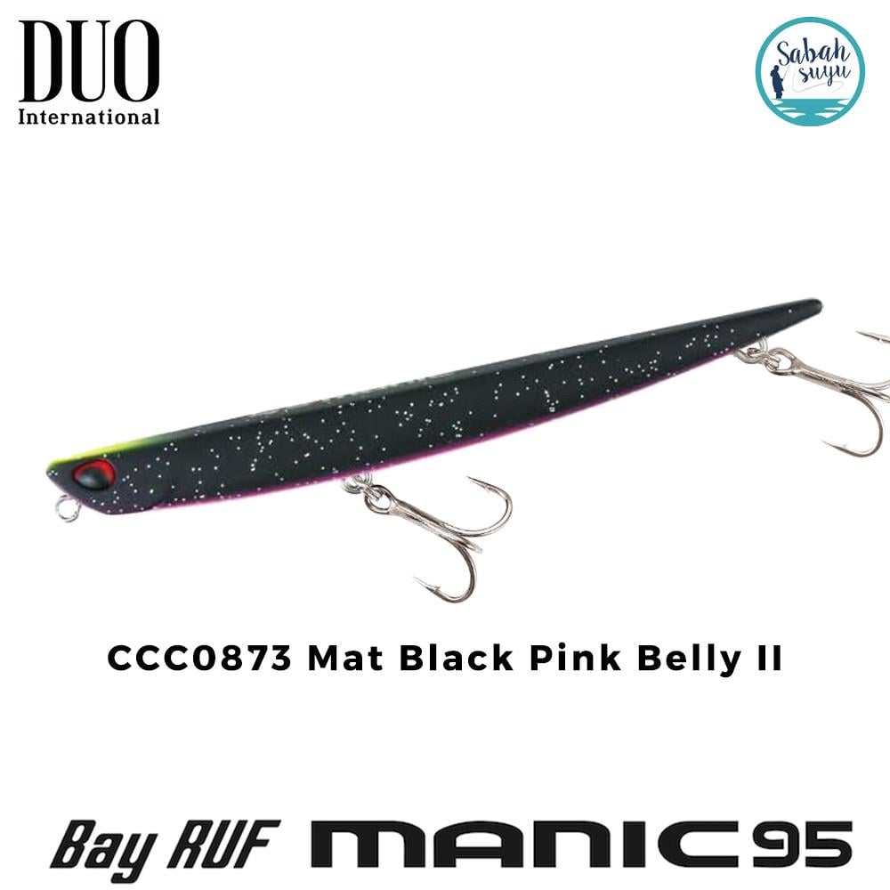 Duo Bay Ruf Manic 95 CCC0873 Mat Black Pink Belly II
