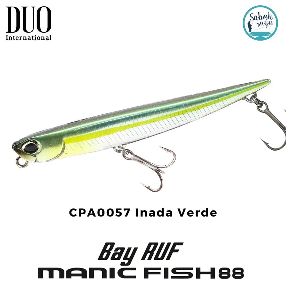Duo Bay Ruf Manic Fish 88 CPA0057 Inada Verde