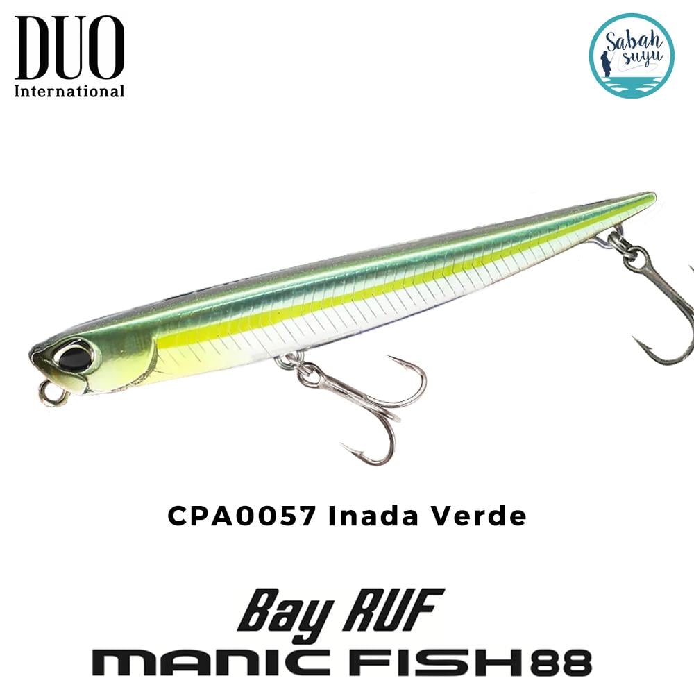 Duo Bay Ruf Manic Fish 88 CPA0057 Inada Verde