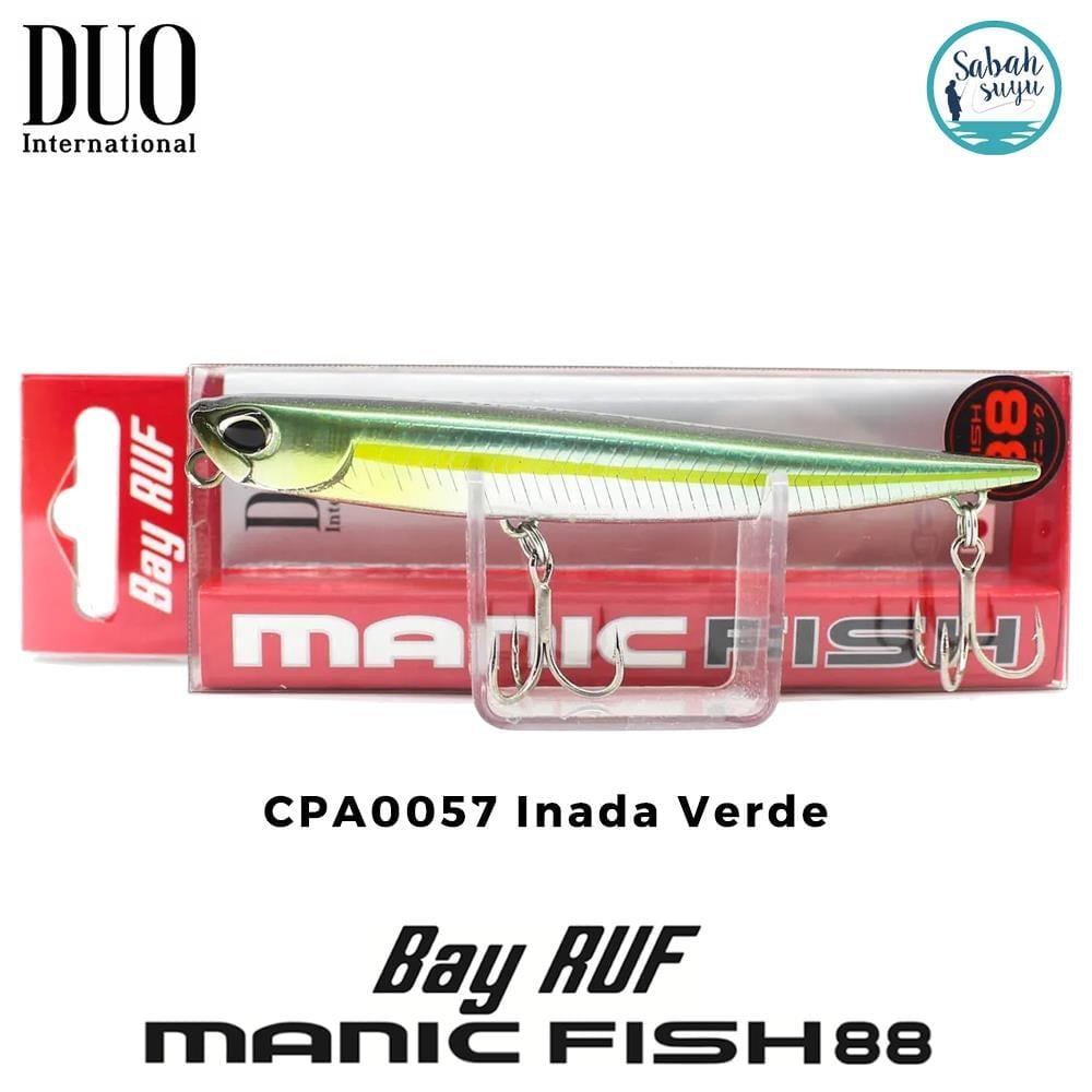 Duo Bay Ruf Manic Fish 88 CPA0057 Inada Verde