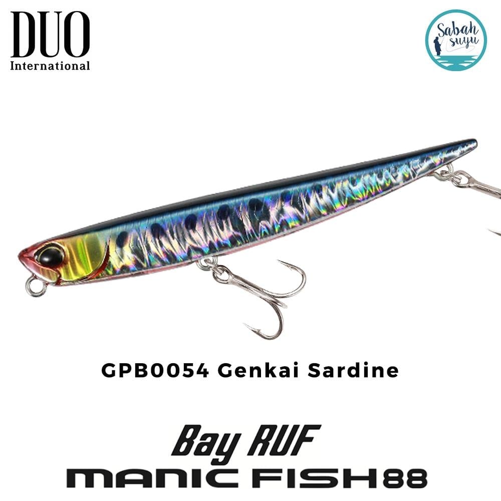 Duo Bay Ruf Manic Fish 88 GBP0054 Genkai Sardine