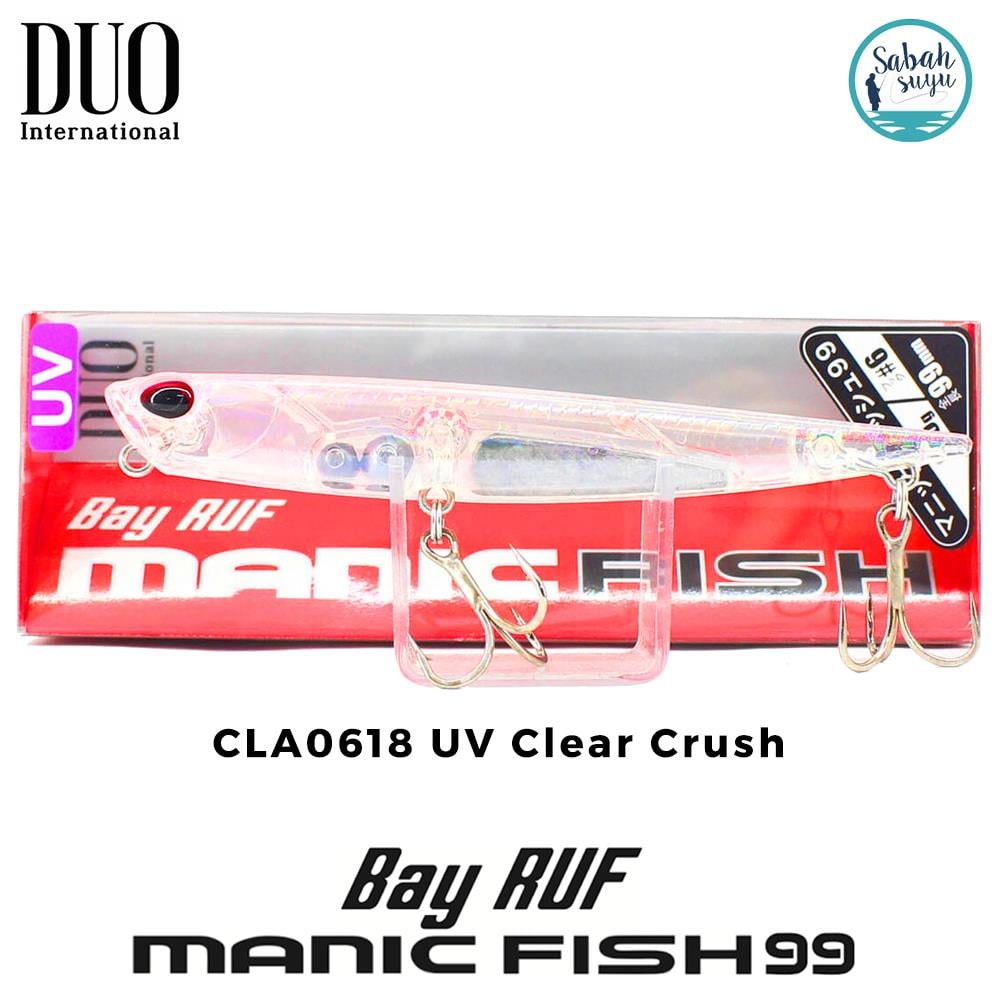 Duo Bay Ruf Manic Fish 99 CLA0618 UV Clear Crush