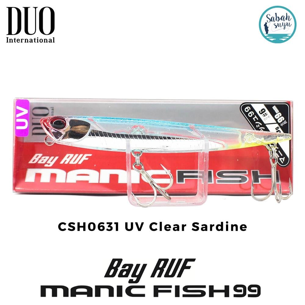Duo Bay Ruf Manic Fish 99 CSH0631 UV Clear Sardine