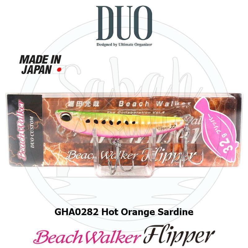 Duo Beach Walker Flipper 32 Jig Sahte Yem GHA0282 Hot Orange Sardine