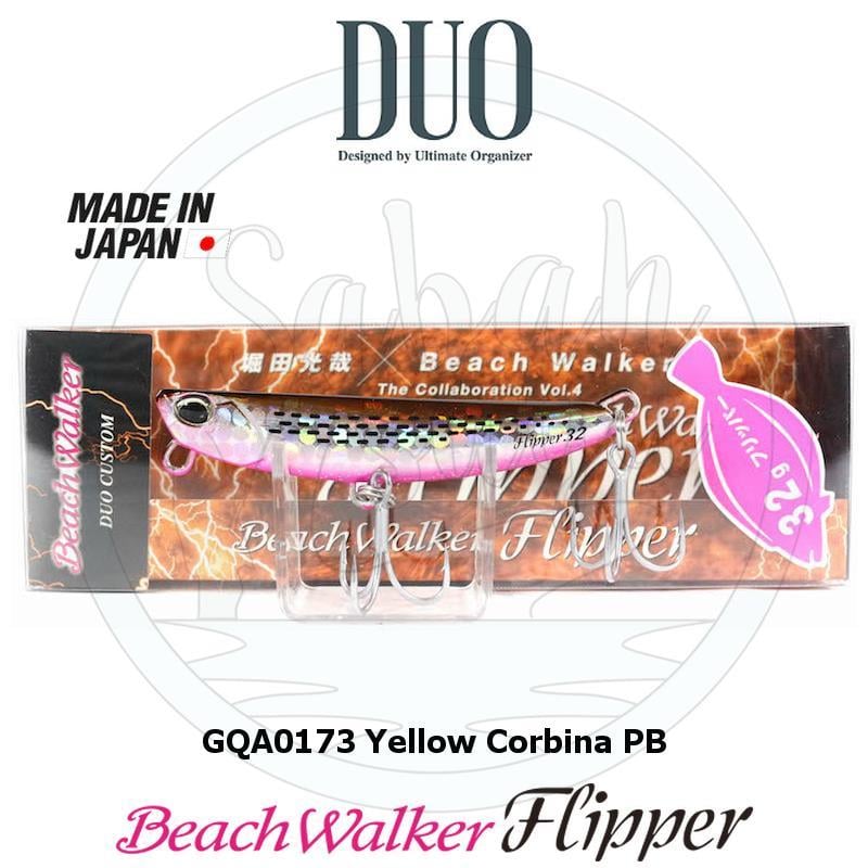 Duo Beach Walker Flipper 32 Jig Sahte Yem GQA0173 Yellow Corbina PB