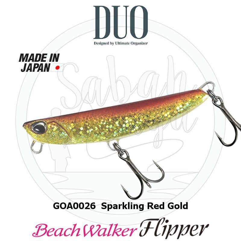 Duo Beach Walker Flipper 32 Jig Sahte Yem GOA0026 Sparkling Red Gold