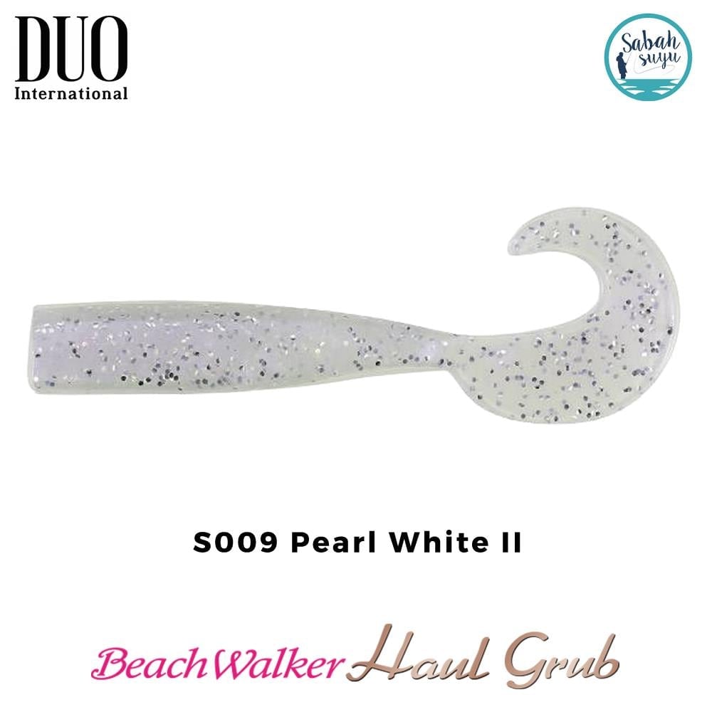 Duo Beach Walker Haul Grub Silikon Kuyruk 9.5 cm S009 Pearl White II
