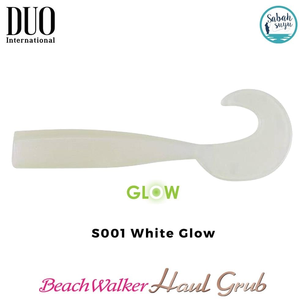 Duo Beach Walker Haul Grub Silikon Kuyruk 9.5 cm S001 White Glow
