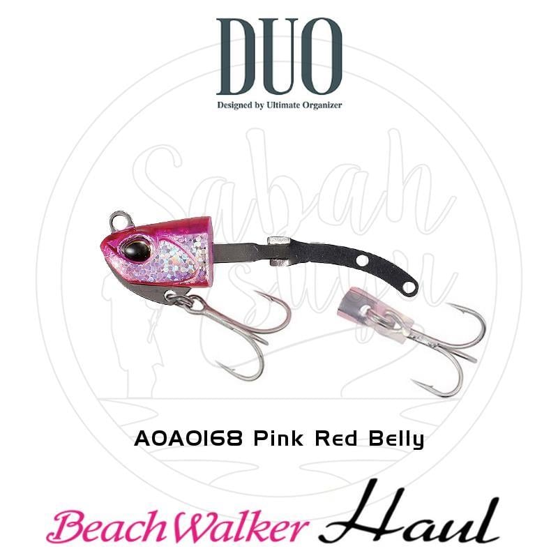 Duo Beach Walker Haul Jighead İkili Set 14gr. AOA0168 Pink Red Belly