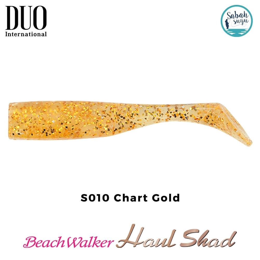 Duo Beach Walker Haul Shad Silikon Kuyruk 9.5 cm S010 Chart Gold