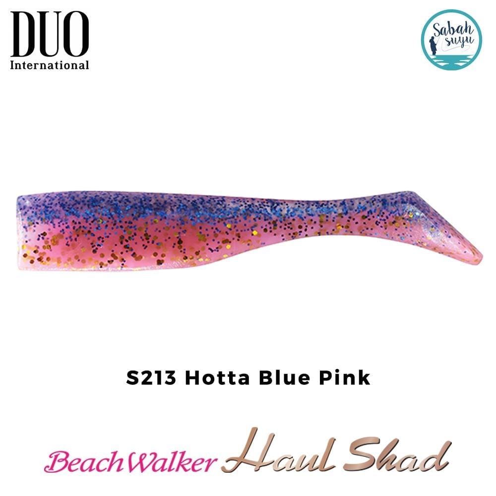 Duo Beach Walker Haul Shad Silikon Kuyruk 9.5 cm S213 Hotta Blue Pink