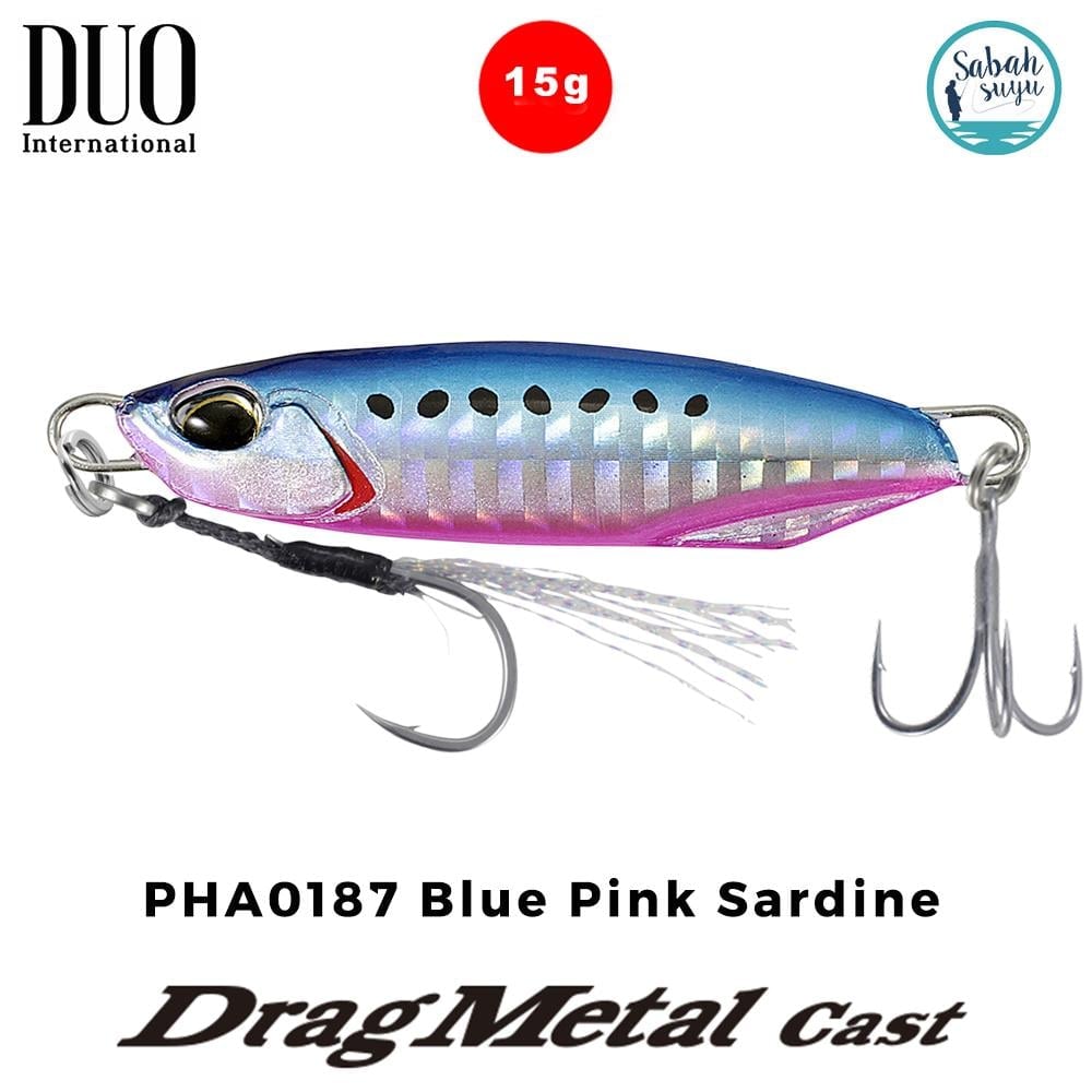 Duo Drag Metal Cast Jig 15gr. PHA0187 Blue Pink Sardine
