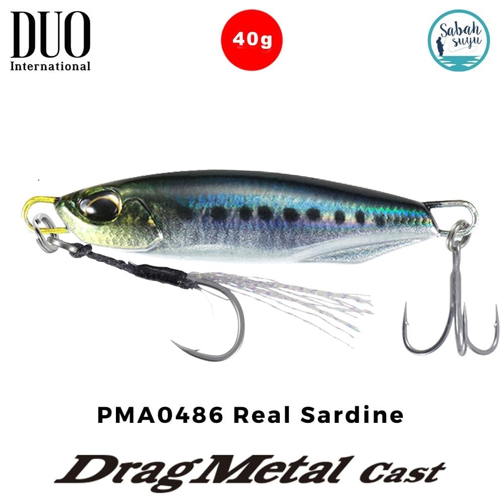 Duo Drag Metal Cast Jig 40gr. PMA0486 Real Sardine