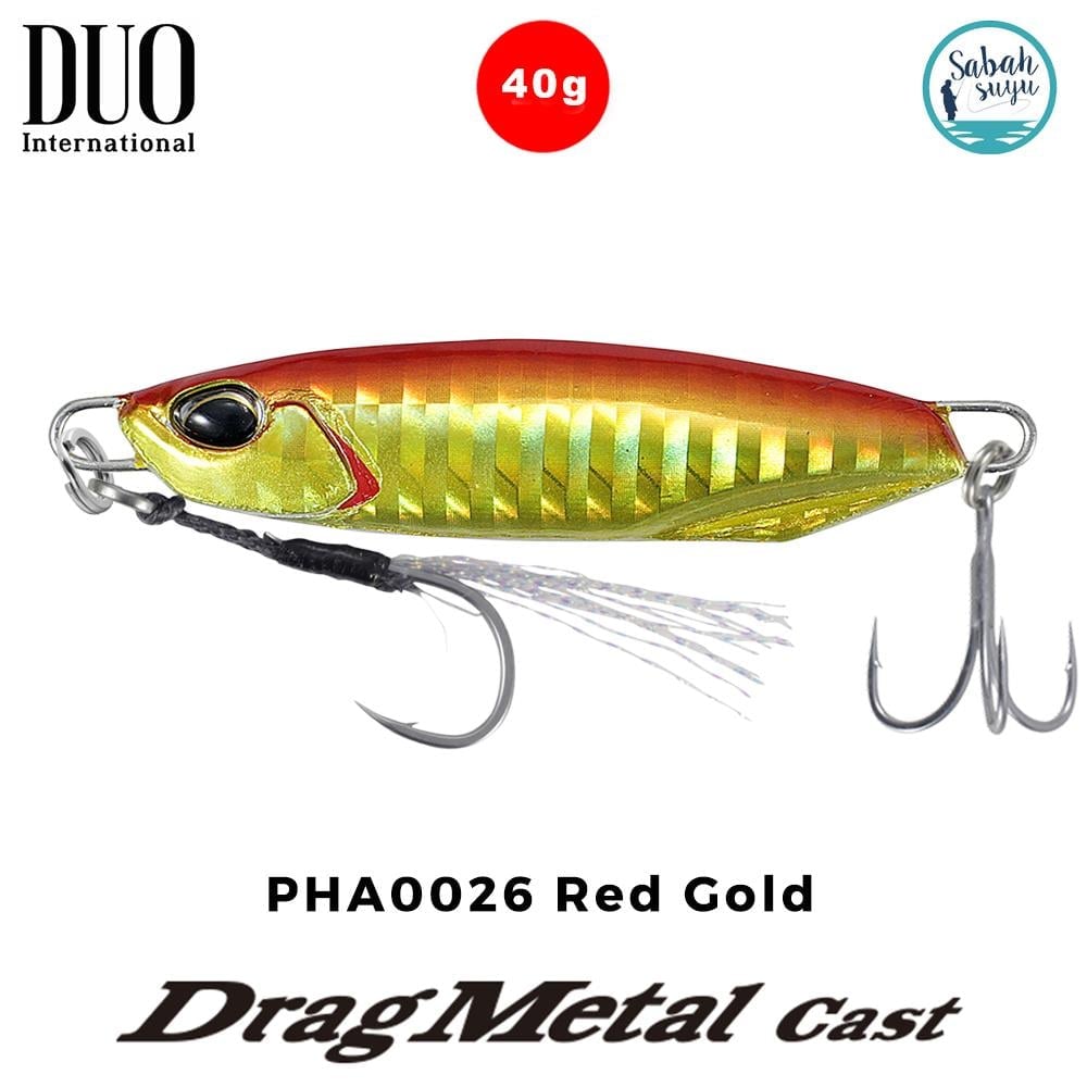 Duo Drag Metal Cast Jig 40gr. PHA0026 Red Gold