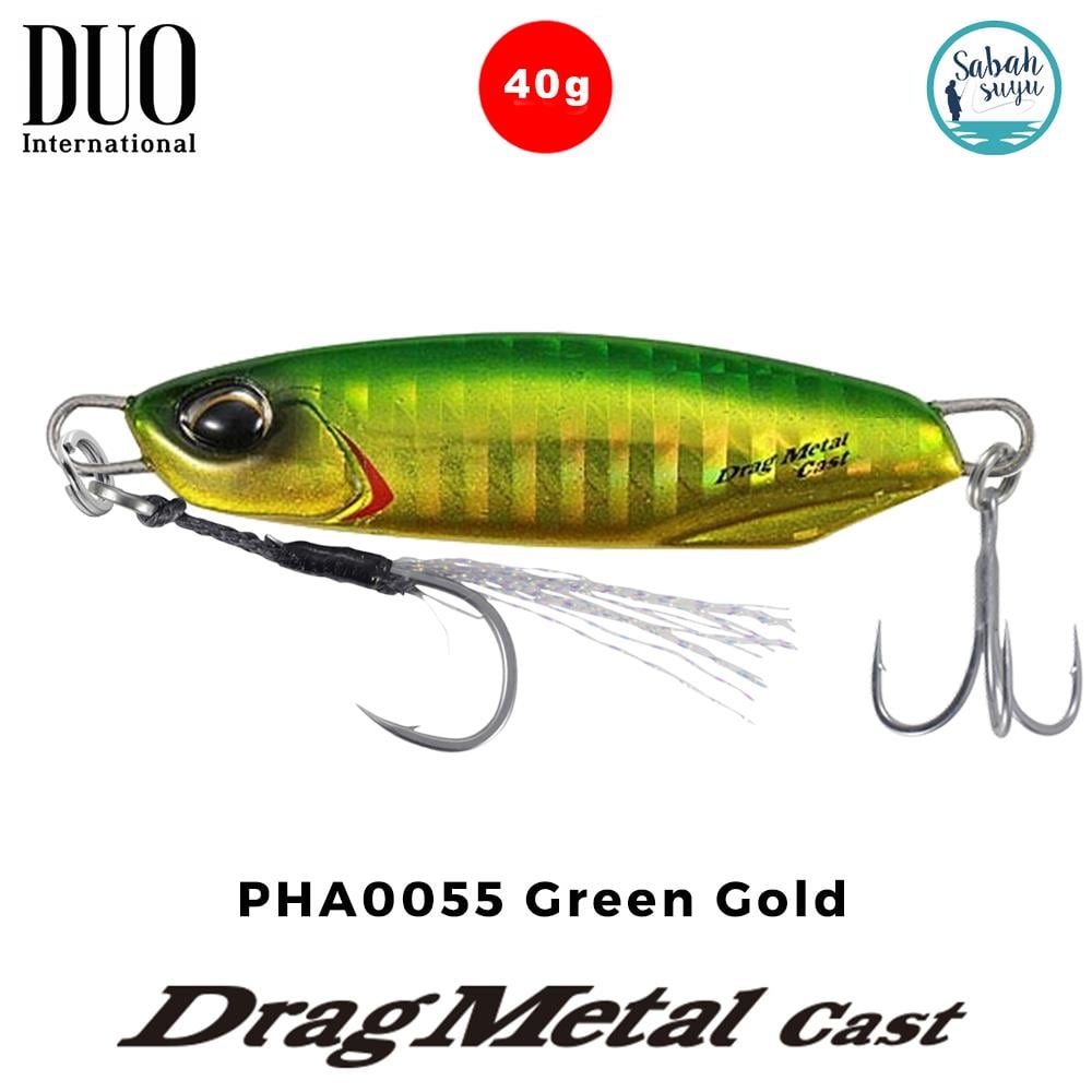 Duo Drag Metal Cast Jig 40gr. PHA0055 Green Gold