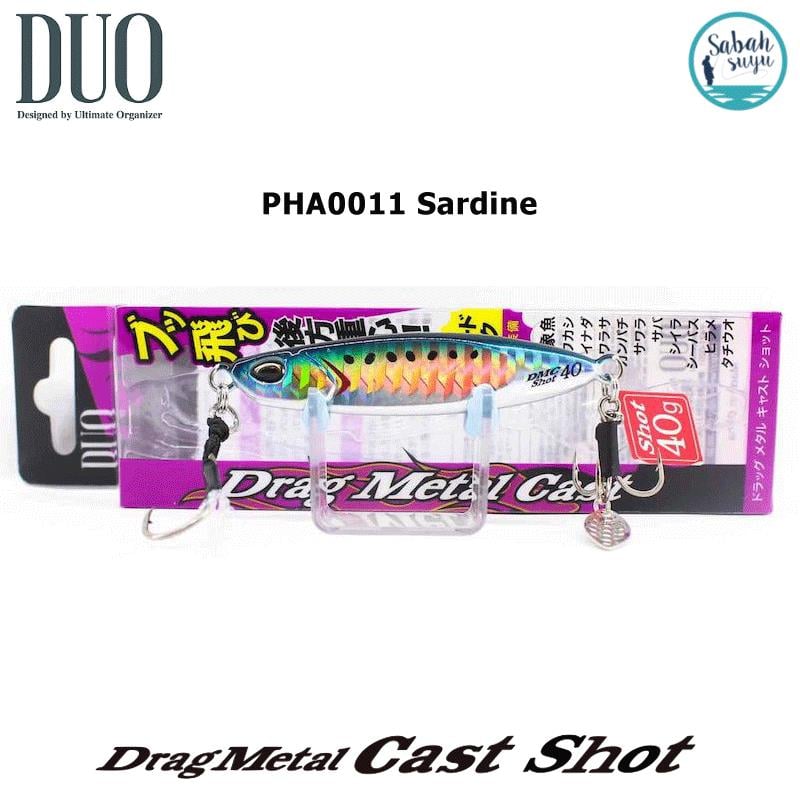 Duo Drag Metal Cast Shot Jig 40gr. PHA0011 Sardine