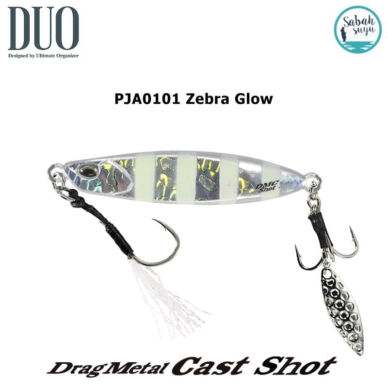 Duo Drag Metal Cast Shot Jig 40gr. PJA0101 Zebra Glow