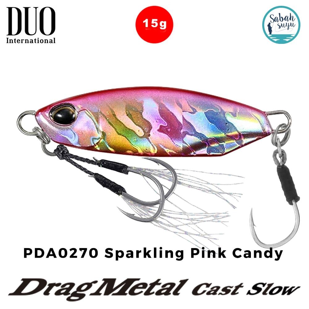 Duo Drag Metal Cast Slow Jig 15gr. PDA0270 Sparkling Pink Candy