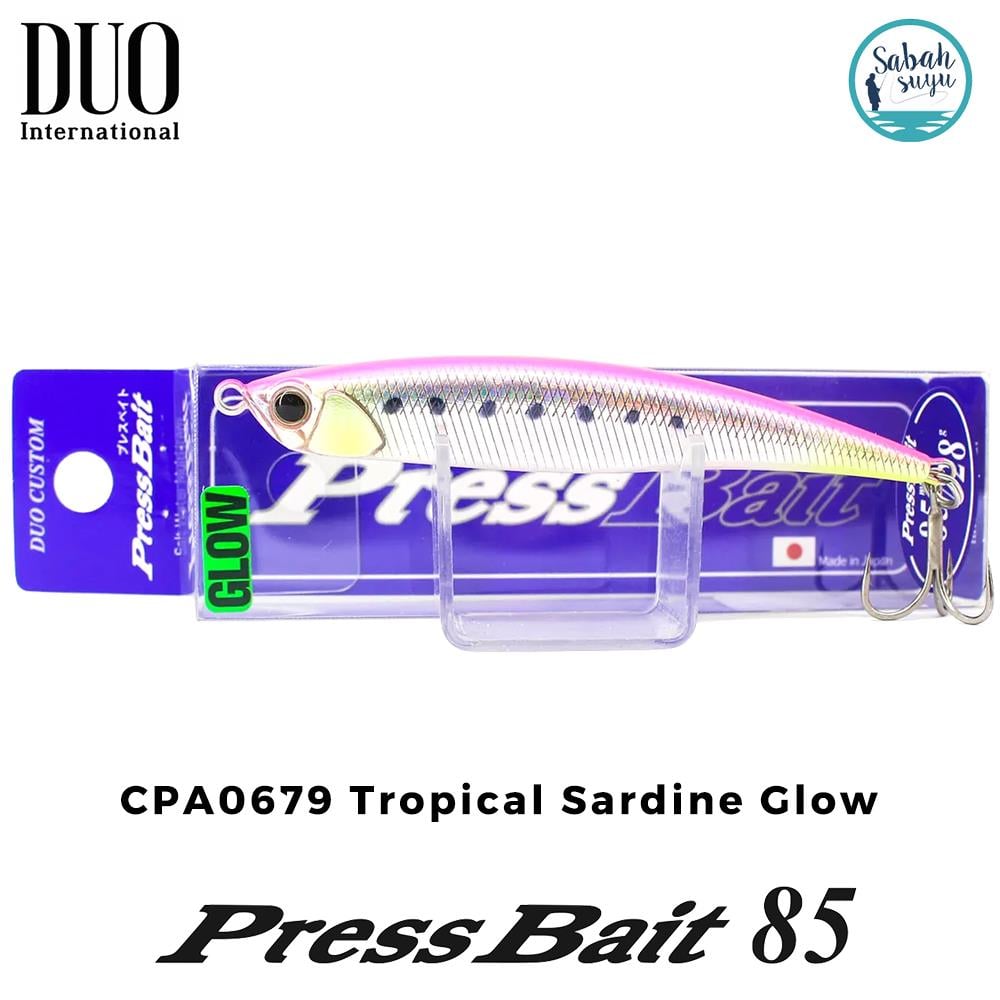 Duo Press Bait 85 CPA0679 Tropical Sardine Glow