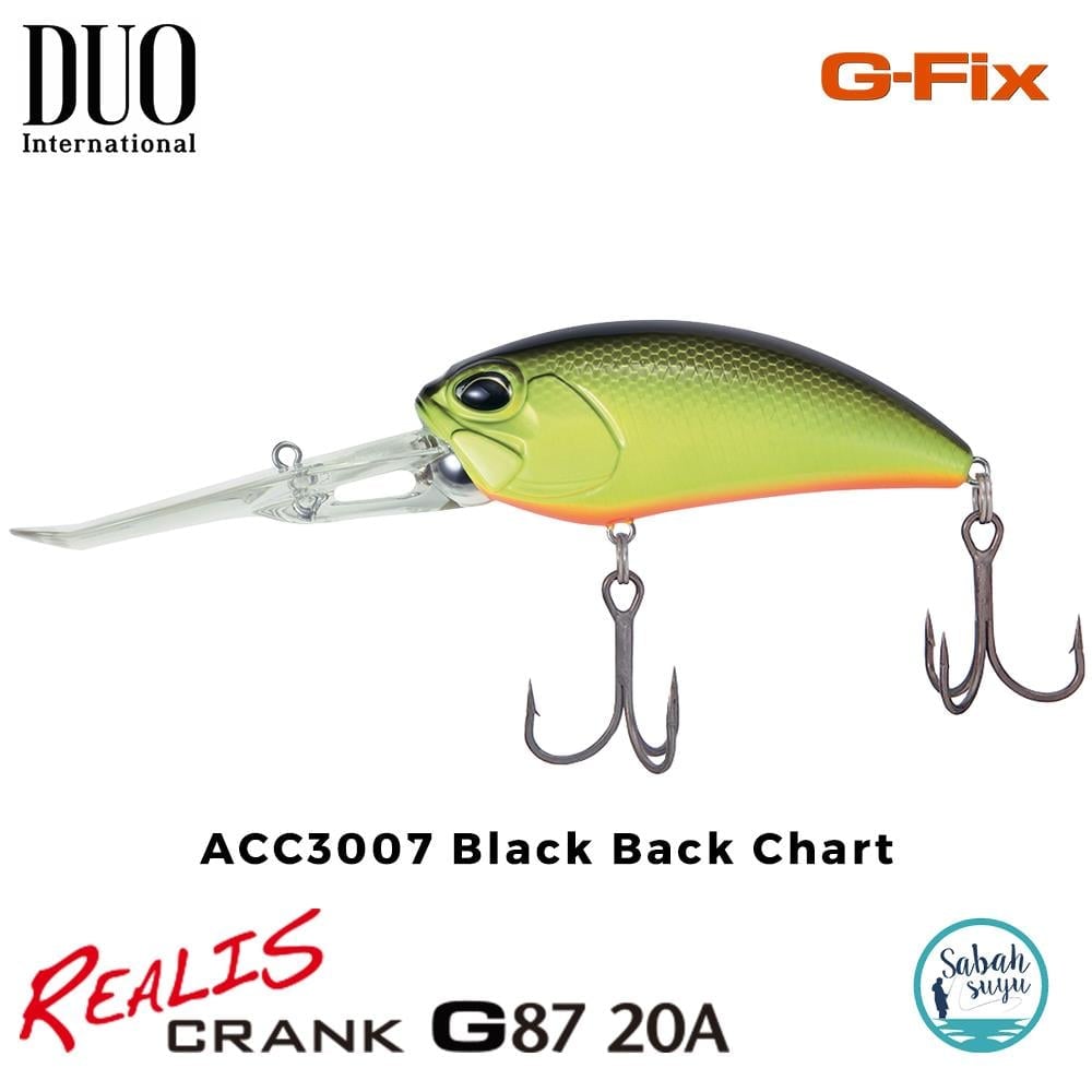 Duo Realis Crank G87 20A ACC3007 Black Back Chart