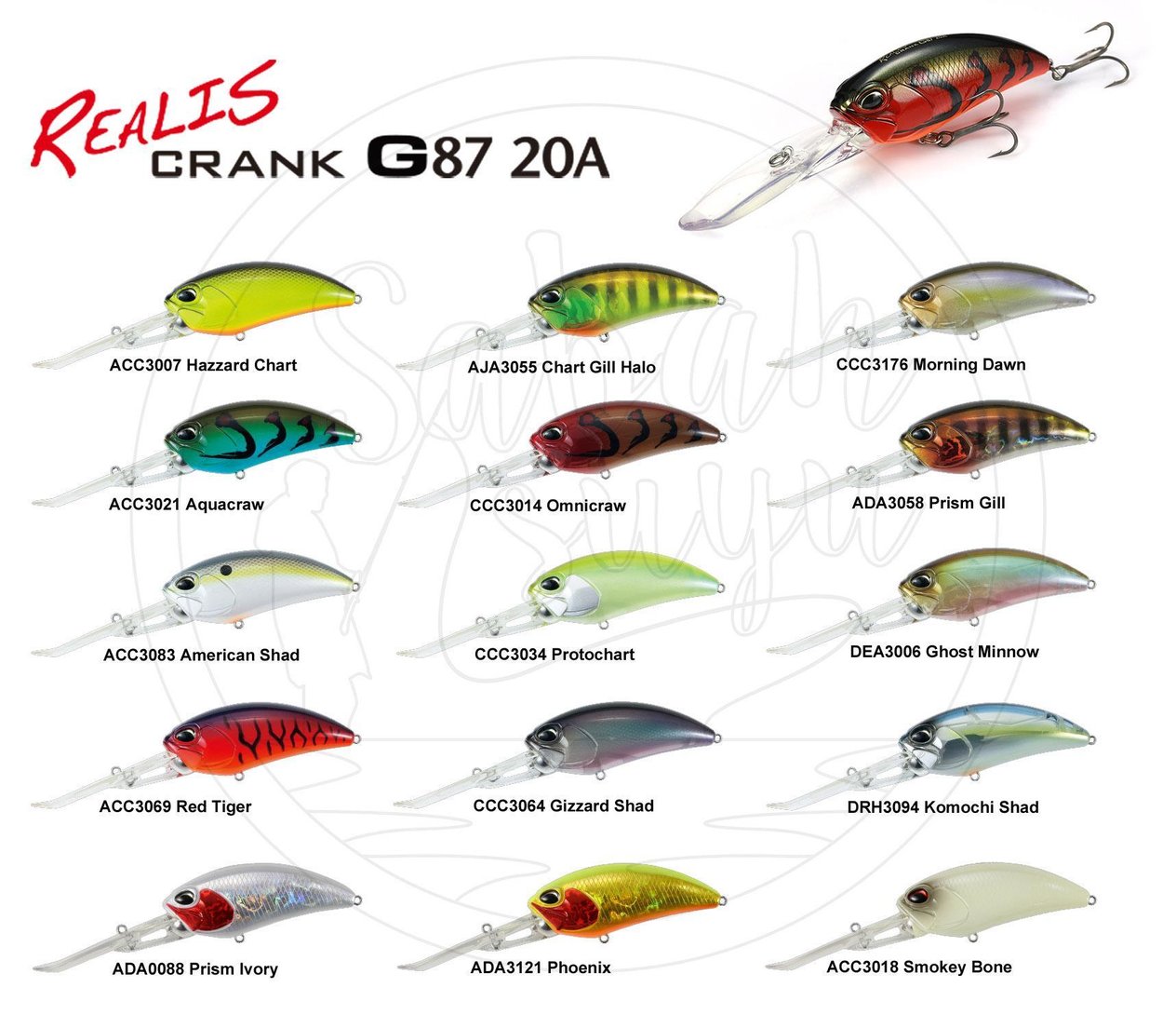 Duo Realis Crank G87 20A CCC3034 Protochart