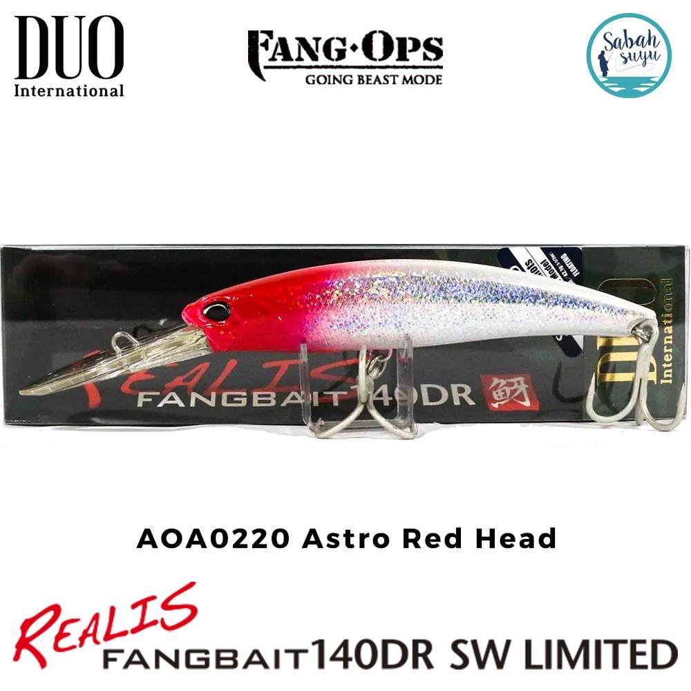 Duo Realis Fang Bait 140DR SW AOA0220 Astro Red Head