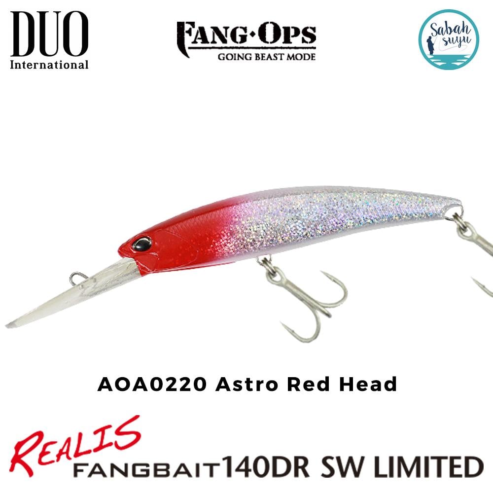 Duo Realis Fang Bait 140DR SW AOA0220 Astro Red Head