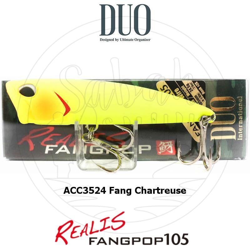 Duo Realis Fang Pop 105 Popper Sahte Yem ACC3524 Fang Chartreuse