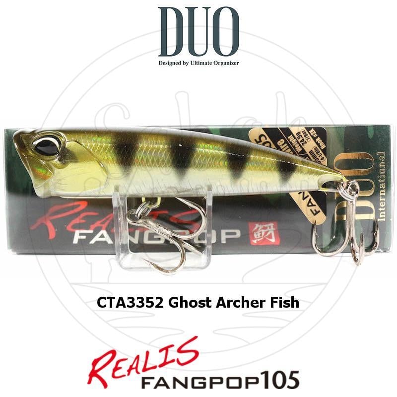 Duo Realis Fang Pop 105 Popper Sahte Yem CTA3352 Ghost Archer Fish