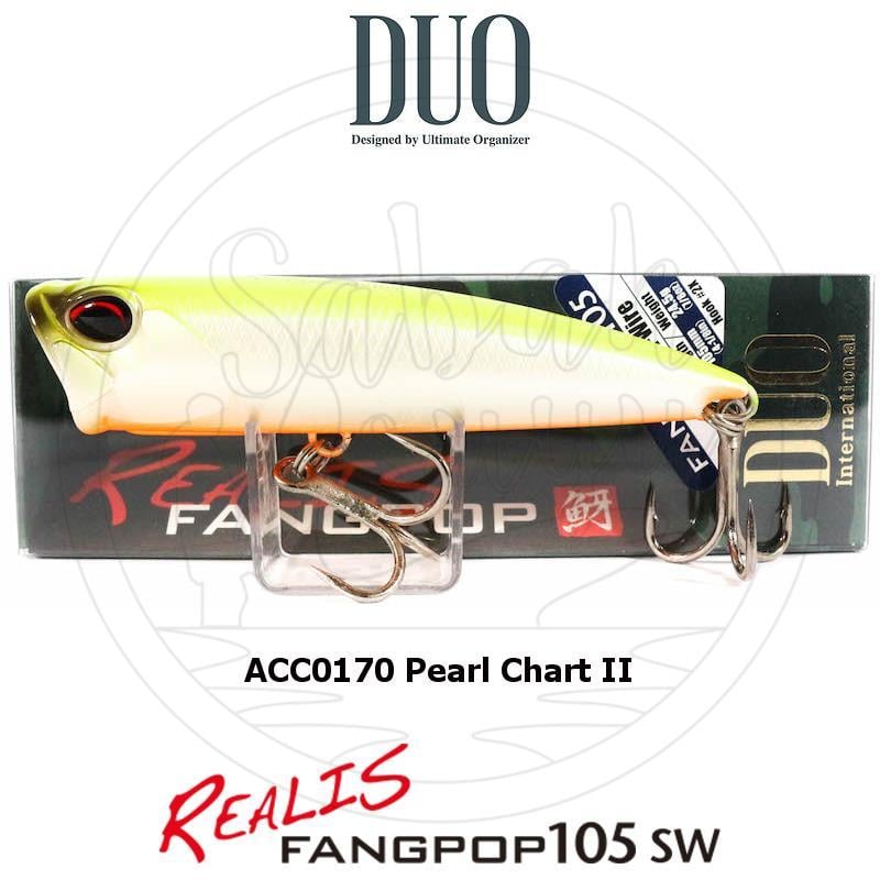 Duo Realis Fang Pop 105 SW Popper Sahte Yem ACC0170 Pearl Chart II